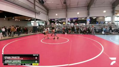 98 lbs 2nd Place Match - Ethan Trivette, All American Wrestling Club vs Jordan Sanchez, Dead Shot Wrestling Club