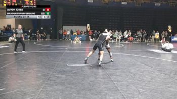 157 lbs Round Of 64 - Jaivon Jones, Little Rock vs Braden Stauffenberg, Michigan State