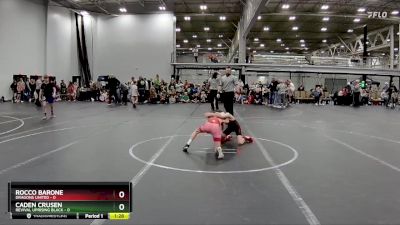 72 lbs Round 3 (4 Team) - Caden Crusen, Revival Uprising Black vs Rocco Barone, Dragons United