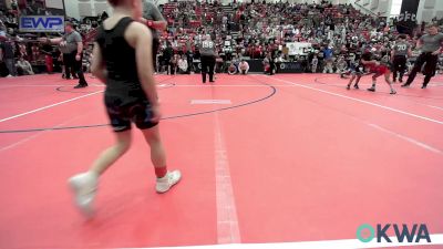 49 lbs Consi Of 8 #1 - Luxton Sullivan, Cowboy Wrestling Club vs Britt Voth, Enid Youth Wrestling Club