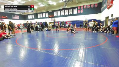 152 lbs Cons. Round 1 - Nicholas Stout, Sunny Hills vs Matthew Hayes, Aliso Nigel Wrestling Club