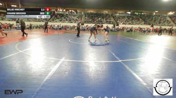 150 lbs Round Of 16 - Billie Hinchey, El Reno vs Charm Brooks, Southmoore SaberCats Wrestling