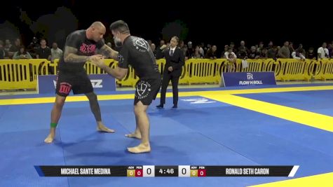 Ronald Seth Caron vs Michael Sante Medina 2025 Pan IBJJF Jiu-Jitsu No-Gi Championship