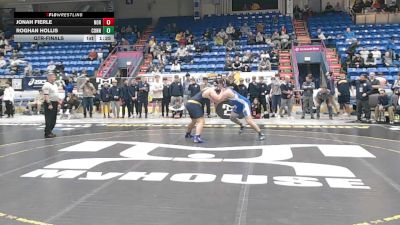 285 lbs Qtr-finals - Jonah Fierle, Norwin vs Roghan Hollis, Connellsville Area
