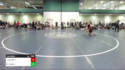 157 lbs Round Of 128 - Tyson Imhoff, WI vs Blake Jones, VA