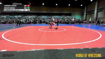 100 lbs 2nd Place - Lorenzo Castro, Scrap Yard Garage vs Bishop Rening, Wright Wrestling Academy