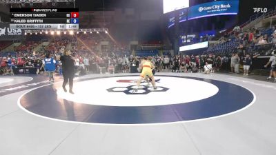 157 lbs 3rd Place Match - Emerson Tjaden, KS vs Kaleb Griffith, NE
