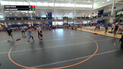 157 lbs Quarterfinal - James Kosza, Unattached vs Luke Manghisi, Unattached