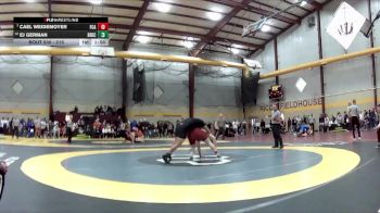 215 lbs Champ. Round 2 - Cael Weidemoyer, Faith Christian Academy vs Ej German, Brecksville