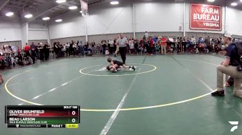 40 lbs Cons. Semi - Oliver Brumfield, Osprey Wrestling Club vs Beau Larson, Wild Buffalo Wrestling Club