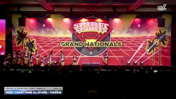 West Coast Fame Allstars - VICIOUS [2026 L2 Senior - D2 - Small Day 2] 2026 Spirit Sports Grand Nationals