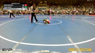 46 lbs Round Of 32 - Jude Montoya, Top Rank Hammers vs Cash Scott, Cowboy Wrestling Club