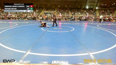 64 lbs Round Of 32 - Emmanuel (Manny) Andraka, BTWC vs Brodee Meyer, Coweta Tiger Wrestling