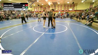 117 lbs Rr Rnd 2 - Charlee Jones, Vinita Kids Wrestling vs Lillian Klarich, Sperry Wrestling Club