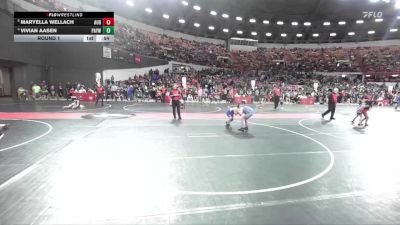 105+ Round 1 - Vivian Aasen, Parkview Albany Youth Wrestling vs Maryella Wellach, Auburndale