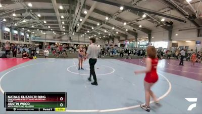 110 lbs Semifinal - Natalie Elizabeth King, Gracie Barra Westchase Wrestling Club vs Austin Wood, Apex Grappling Academy