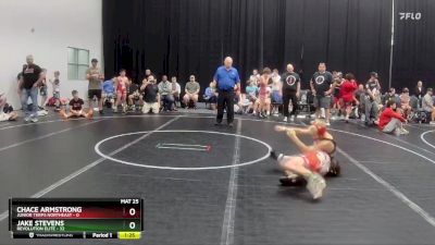 96 lbs Round 7 (8 Team) - Jake Stevens, Revolution Elite vs Chace Armstrong, Junior Terps Northeast