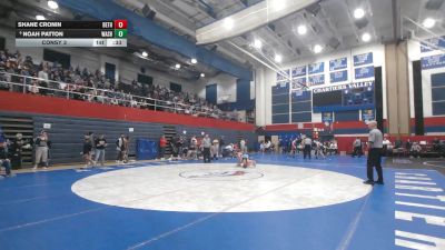 127 lbs Consy 3 - Shane Cronin, Bethlehem Center vs Noah Patton, Washington
