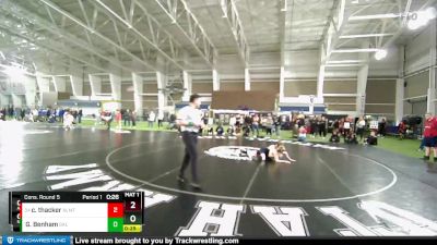 98 lbs Cons. Round 5 - Chaz Thacker, Altamont vs Gibson Benham, Skyline