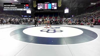120 lbs Cons. Rd Of 64 - Matthew Brock, TX vs Michael Kowalski, UT