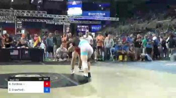 160 lbs Round Of 64 - Kaleb Cordova, Arizona vs Zackary Crawford, Illinois