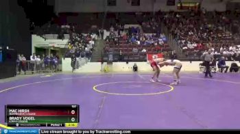 197 lbs Cons. Round 3 - Mac Hirsh, Huntingdon College vs Brady Vogel, Loras College