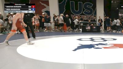 71 kg Champ. Rd Of 16 - Weston Borgers, New Jersey vs Reza Massjouni, Virginia