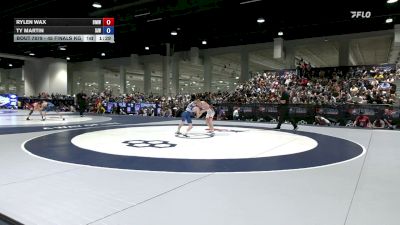 45 Finals kg Champ. Round 1 - Rylen Wax, Beast Mode Wrestling vs Ty Martin, Immortal Athletics WC