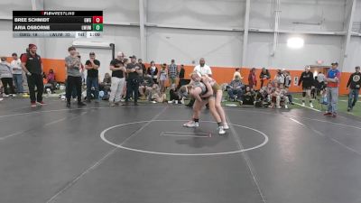 118 lbs Round 3 (6 Team) - Aria Osborne, Lady Warriors United Maroon vs Bree Schmidt, Girls With Grit