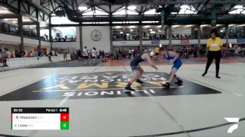 89-99 lbs Cons. Round 1 - Rigdon Meacham, Gladiator Elite WC vs Jordan Lowe, Oregon