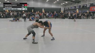165 lbs Cons. Semis - Sebastian Garcia, Peninsula Wrestling Club vs Allen Diaz, Great Plains Wrestling Academy