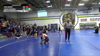 110 lbs Round 2 (8 Team) - Grace Petersen, North Metro vs Kate Martin, Mount Vernon