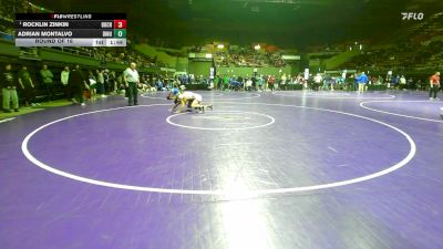 120 lbs Round Of 16 - Rocklin Zinkin, Buchanan vs Adrian Montalvo, Dinuba