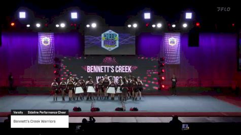 Bennett's Creek Warriors [2022 Varsity Sideline Performance Cheer] 2022 Pop Warner National Cheer & Dance Championship