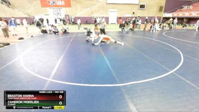 149-155 lbs Round 1 - Cameron Moerlien, Illinois vs Braxton Hanna, Team Idaho Wrestling Club