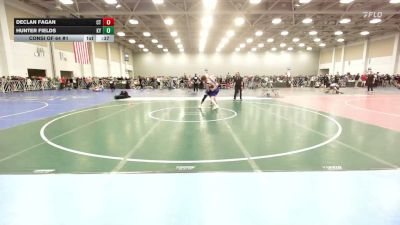 132 lbs Consi Of 64 #1 - Declan Fagan, CT vs Hunter Fields, KY