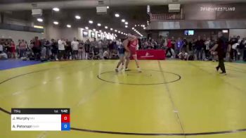 75 kg Round Of 16 - John Murphy, Minnesota vs Aiden Peterson, Ohio