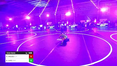 101 lbs Consolation - Heavyn Woods, El Paso Wildcats WC vs Addison Judy, WWC Predators (Wrestling With Character)