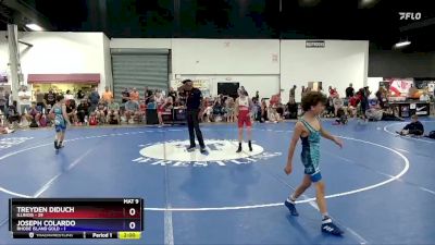 87 lbs Quarters & 1st Wb (16 Team) - Treyden Diduch, Illinois vs Joseph Colardo, Rhode Island Gold