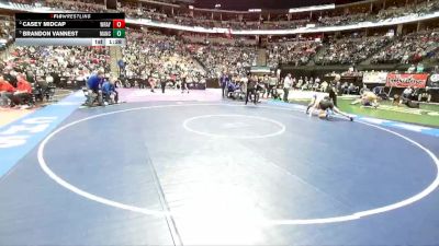 157-2A Semifinal - Brandon Vannest, Mancos vs Casey Midcap, Wray