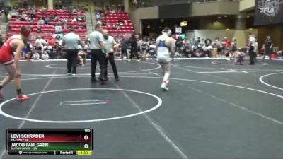 130 lbs Round 4 (6 Team) - Levi Schrader, Victory vs Jacob Fahlgren, SlyFox Silver