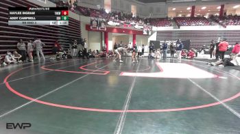 105 lbs Rr Rnd 3 - Haylee Ingram, Tonkawa High School Girls vs Addy Campbell, Edmond North Girls