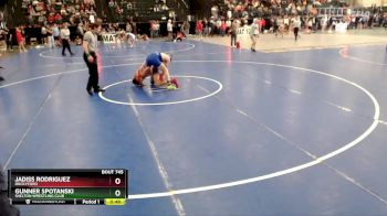 132 lbs Cons. Round 4 - Jadiss Rodriguez, Rockyford vs Gunner Spotanski, Shelton Wrestling Club