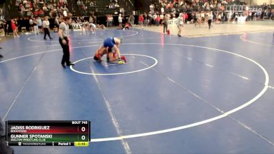 132 lbs Cons. Round 4 - Jadiss Rodriguez, Rockyford vs Gunner Spotanski, Shelton Wrestling Club