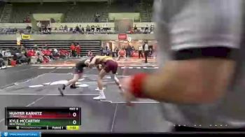 113 lbs Semis & 1st Wrestleback (8 Team) - Hunter Karnitz, Stewartville vs Kyle McCarthy, New Prague