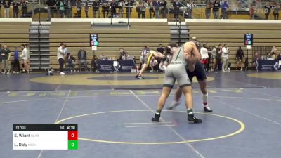 197 lbs Round Of 16 - Ethan Wiant, Clarion vs Lucas Daly, Michigan State