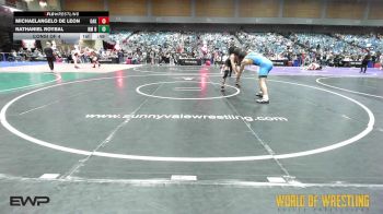 145 lbs Consi Of 4 - MichaelAngelo De Leon, Oakdale vs Nathaniel Roybal, NM Bad Boyz