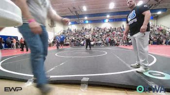 49 lbs Consi Of 16 #2 - Easton Clement, Team Tulsa Wrestling Club vs Arlo Farrell, Berryhill Wrestling Club