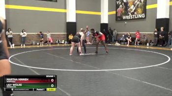 190 lbs Round 1 - Martha Hinneh, Nebraska vs Lily Wolke, Minnesota