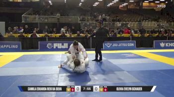 Olivia Evelyn Schauer vs Camila Eduarda Reis Da Silva 2025 Pan Jiu Jitsu IBJJF Championship